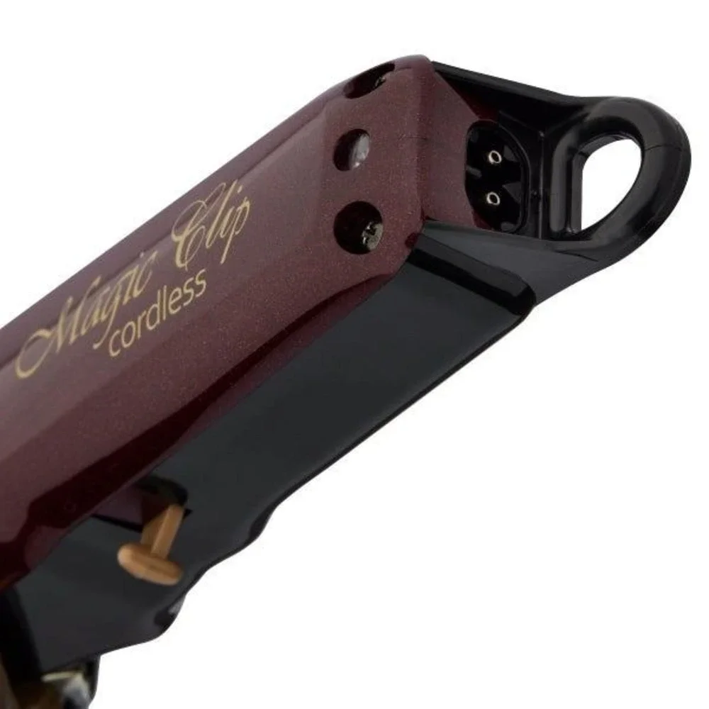Wahl Professional 5-Star Cordless Magic Clip Hair Clipper Burgundy 8148